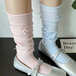 Get trendy with Pastel Ballet Core Small Ribbons Socks - Accessories available at Peiliee Shop. Grab yours for $6.50 today!