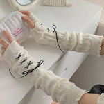 Get trendy with Ballerina Ribbon Gloves Arm Warmer - Gloves available at Peiliee Shop. Grab yours for $8 today!