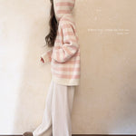 Get trendy with Pastel Cloud Knitting Hoodie Cardigan - Sweater available at Peiliee Shop. Grab yours for $39.90 today!