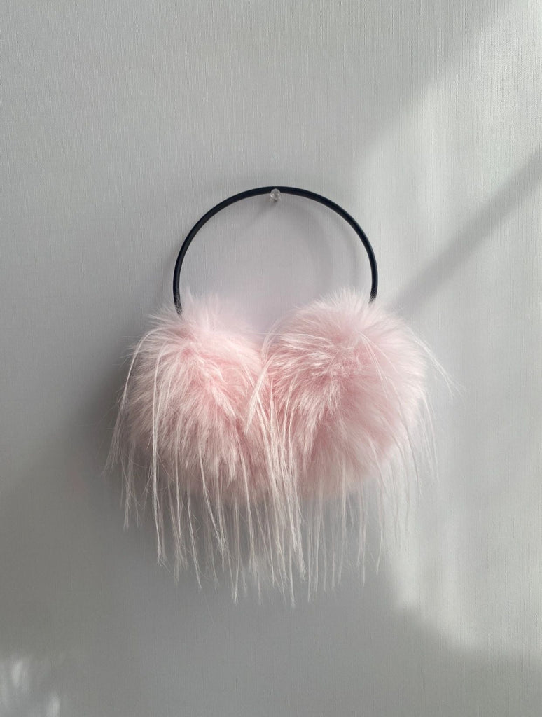 Pink Romance Faux Fur Ear muffs ear warmer - Premium  from TAKOONG - Just $13.80! Shop now at Peiliee Shop