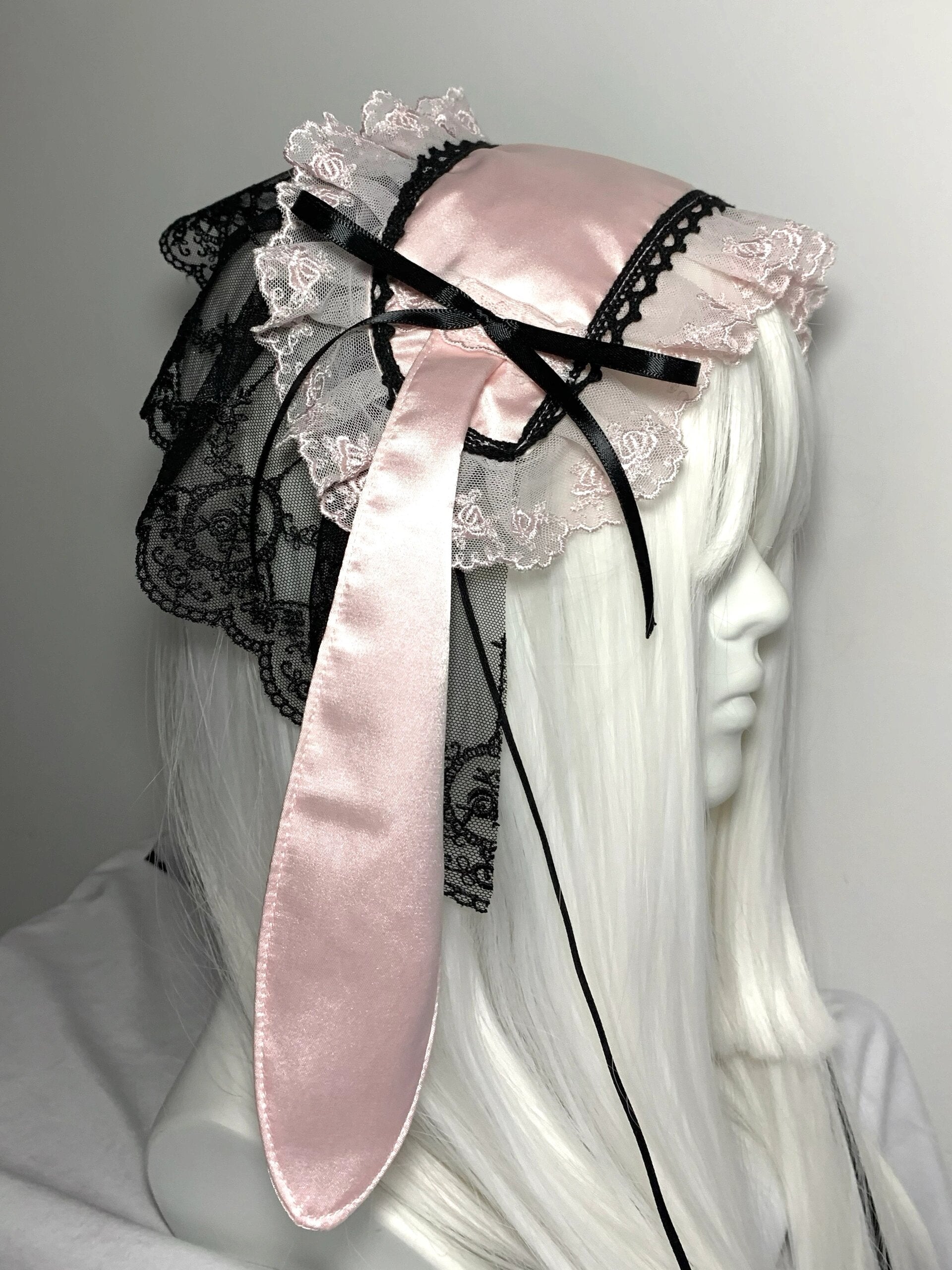 Get trendy with BlackPink Version Handmade Bunny Hat Headband -  available at Peiliee Shop. Grab yours for $19.90 today!