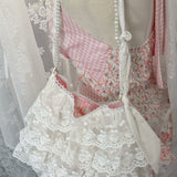 Silly Solkatt Seaside Blush Floral Mini Dress