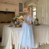 [August Unicron] Fairy In Blue Maxi Dress