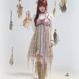 Get trendy with [Rose Island] Fairy Spirit Floral Dress -  available at Peiliee Shop. Grab yours for $55 today!