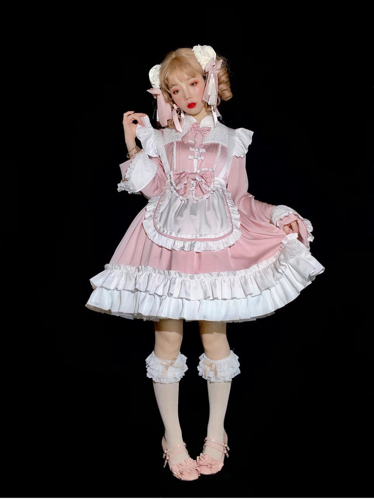 Copy of Panda Maid Lolita Dress(with an apron) - Premium  from Stasera - Just $42! Shop now at Peiliee Shop