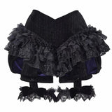 Blood Supply Moon Funeral Velvet Widow Bloomers Shorts