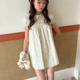 MineBeThyVers 100% Cotton Mint French Dream Doll Dress