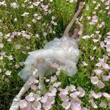 Get trendy with [August Unicorn] Angelic Mist Handmade Outer Dress - Dresses available at Peiliee Shop. Grab yours for $116 today!