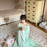 SheepKiss Alice Princess Vintage Loungewear Dress