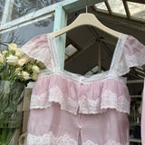 Customized Sewing Diary Handmade Sakura Mist Lyocell Set