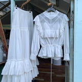 Get trendy with [Tailor Made] In My Fairy Dream Handmade Cotton Dress Set -  available at Peiliee Shop. Grab yours for $88 today!