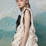 [Lactose Studio] Pure Mermaid Heart Pearl Shoulder bag