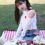 Get trendy with Rose Doll Christmas Cotton Top -  available at Peiliee Shop. Grab yours for $17 today!