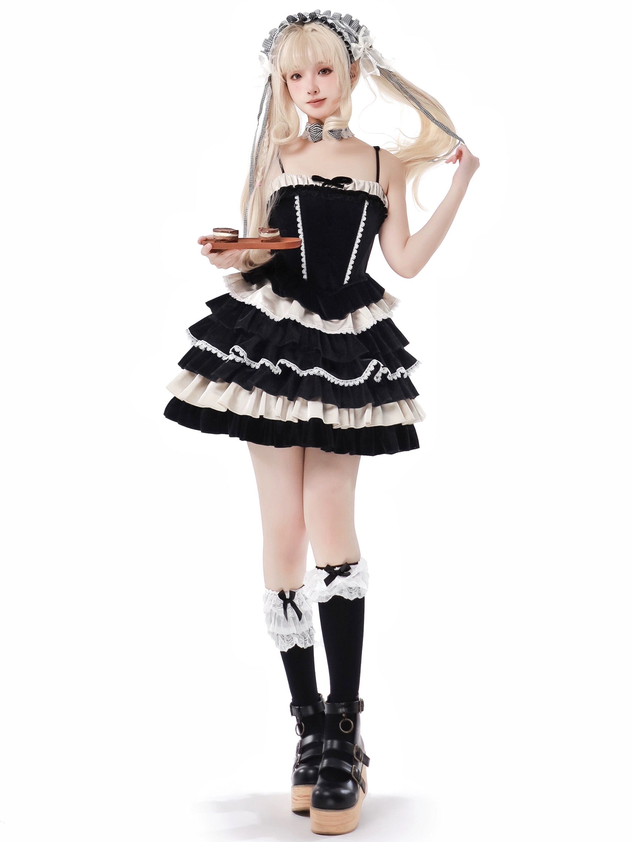 Get trendy with Attracted to what’s good for me - sweet Japanese Lolita Fashion Mini Dress - Dresses available at Peiliee Shop. Grab yours for $69 today!