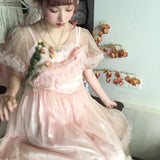 [August Unicorn] The Spring Fairy Silk Blend Dress