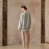 Fa Sogno Frosted Petal Shirt Mini Dress