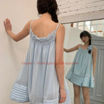 Get trendy with [UNOSA] Baby Blue Mini Dress -  available at Peiliee Shop. Grab yours for $52 today!