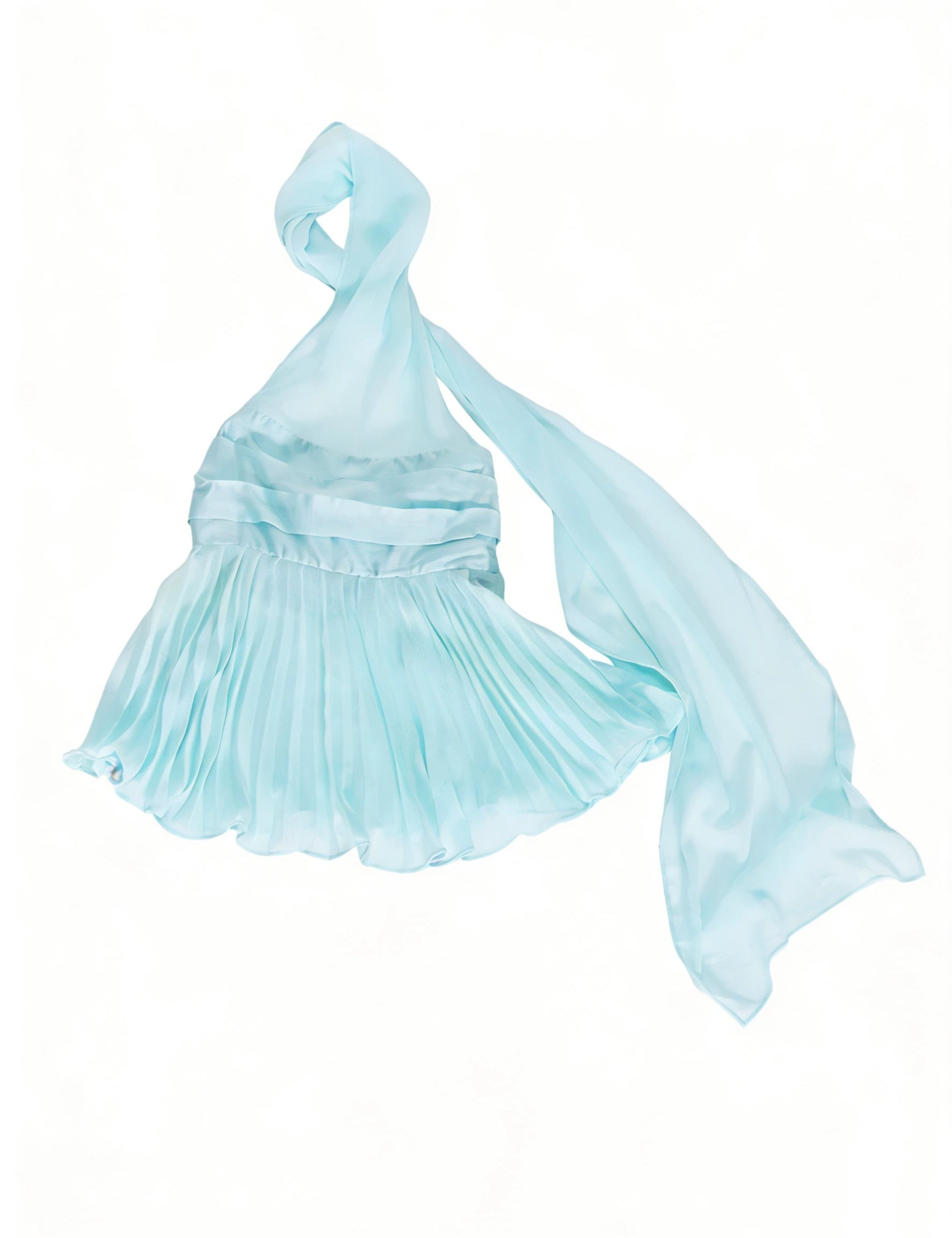 34ounce Frosted Petal Halter Top