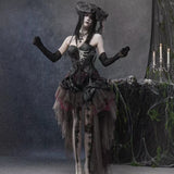 Blood Supply The Last Gift Of The Dead Velvet Jacquard Corset