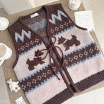 Get trendy with My lil baby Schnauzer knitted vest top - Sweater available at Peiliee Shop. Grab yours for $19.90 today!