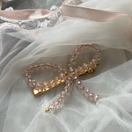 Get trendy with 2 Pieces Of Crystal Ribbon Hairpin Hair Clips -  available at Peiliee Shop. Grab yours for $4.50 today!