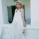 Sublunary Swan Lake Silk Sleeveless Gown