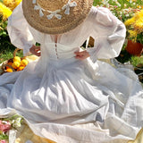 [Tailor Made] Morning Dew Handmade Cotton Bridal Maxi Dress