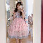 Get trendy with Girls’ dream Lolita Fashion JSK Dress -  available at Peiliee Shop. Grab yours for $40 today!