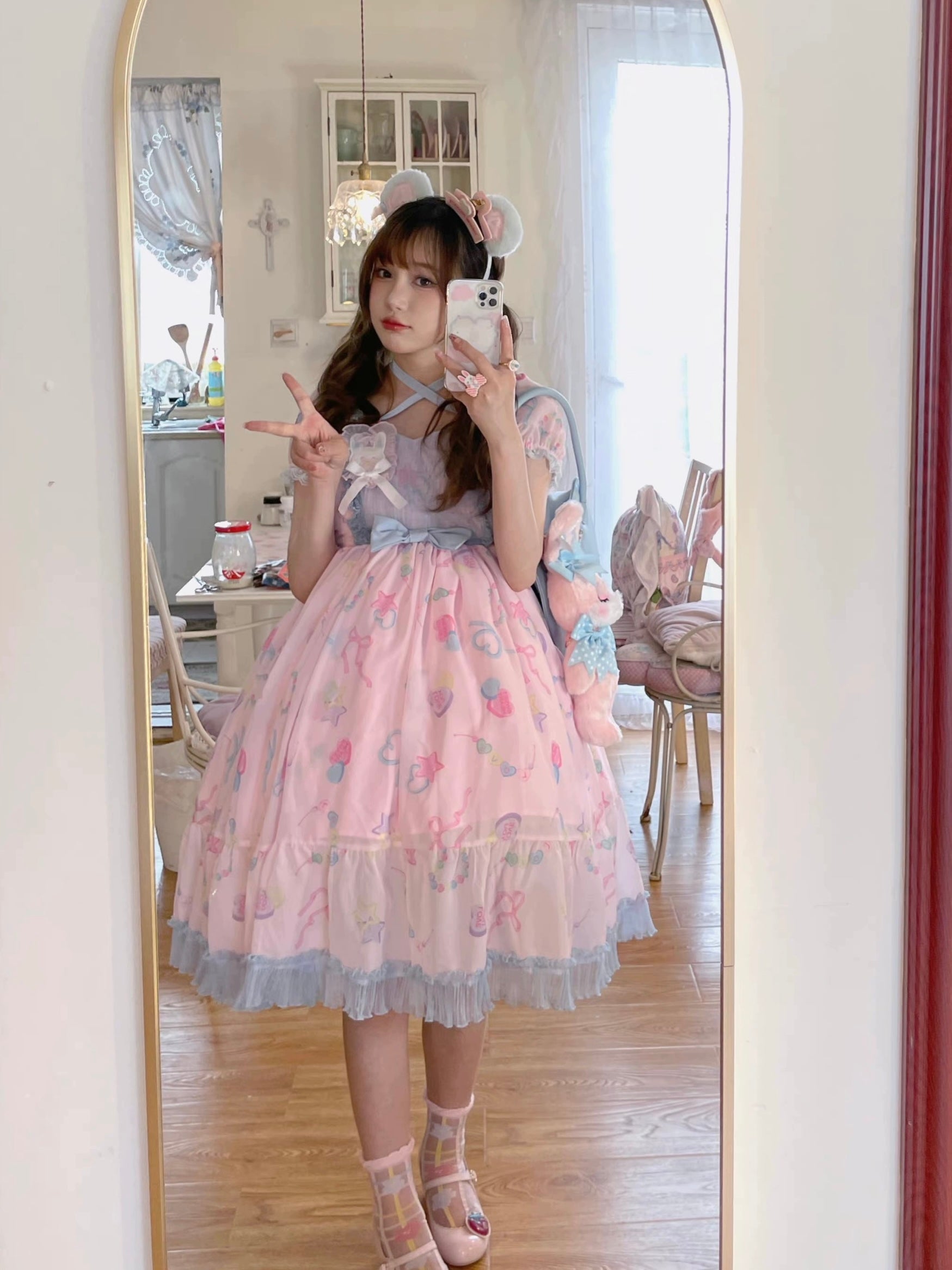 Get trendy with Girls’ dream Lolita Fashion JSK Dress -  available at Peiliee Shop. Grab yours for $40 today!