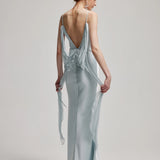 [Global Free Shipping] Fa Sogno Bridal Moonlit Trace Gown in Blue