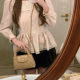 Annie’s Diary Embroidered Babydoll Blouse