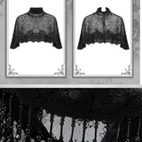 Blood Supply The Last Gift Of The Dead Lace cloak Capelet Short Cape