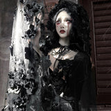 Blood Supply Christmas At Vampire Castle Midnight Thorn Veil Cape