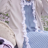 [Customized] The First Snow Hand Knitted Scarf