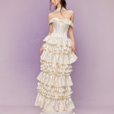 - Songe Atelier - Bourrée Ruffle Wedding Bridal Dress Tailor Made