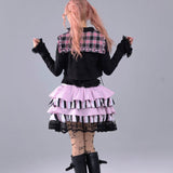 Evil Tooth Idol Circus Music Notes Pink Version Skirt