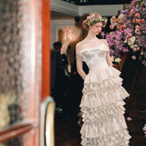 - Songe Atelier - Bourrée Ruffle Wedding Bridal Dress Tailor Made