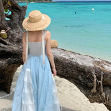 [Tailor Made] By The Sea Maxi Dress Elastic Version