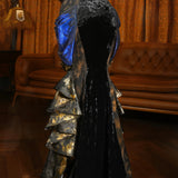 Blood Supply • Golden Hour Baroque Mermaid Midi Skirt