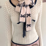 Get trendy with Sic Astra Angel Energy Ribbon Knitting 2 sides Scarf (Faux Fur) - Accessories available at Peiliee Shop. Grab yours for $25 today!