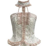 Rose Island Roman Holiday Floral Tank Top