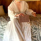 [Tailor Made] Morning Dew Handmade Cotton Bridal Maxi Dress