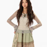 Rose Island Forest Waltz Lucky Clover Skirt