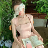 Fa Sogno Ballet Heart Low Back Mini Dress