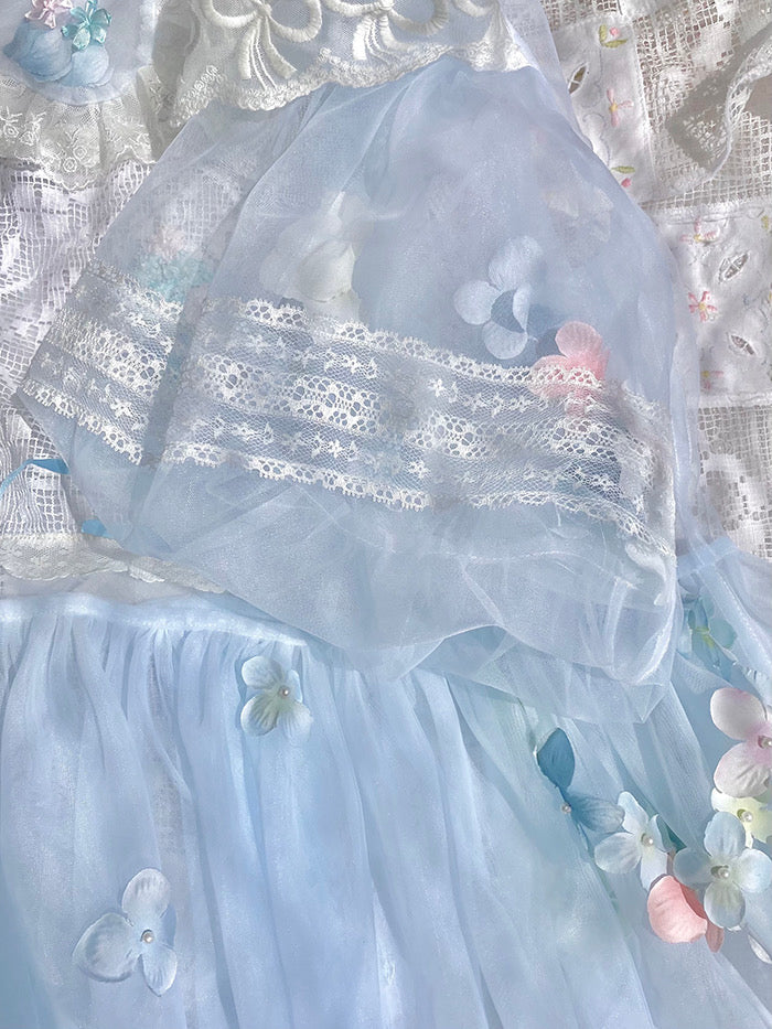[August Unicorn] Handmade Floral Heaven Dress - Premium Dresses from August Unicorn - Just $222! Shop now at Peiliee Shop