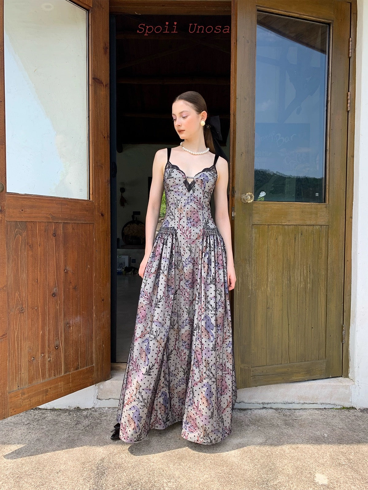 Get trendy with [SPOII UNOSA] Imperial Baroque French Lace Floral MIDI Dress Gown -  available at Peiliee Shop. Grab yours for $0.10 today!