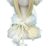 Get trendy with Rose Island 24AW Gift - Faux Fur Mini Pom Pom Scarf -  available at Peiliee Shop. Grab yours for $18 today!