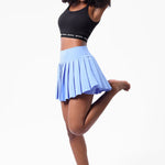 Get trendy with [Rexing x Peiliee Sport] Tennis Girl Breathable Tennis Skirt with Inner Shorts and Pockets -  available at Peiliee Shop. Grab yours for $36 today!