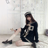 Pacific Position Mid Night Sailor Dress