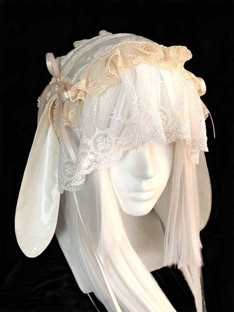 Beige Version Handmade Bunny Hat Headband - Premium  from SUO Handmade - Just $19.90! Shop now at Peiliee Shop